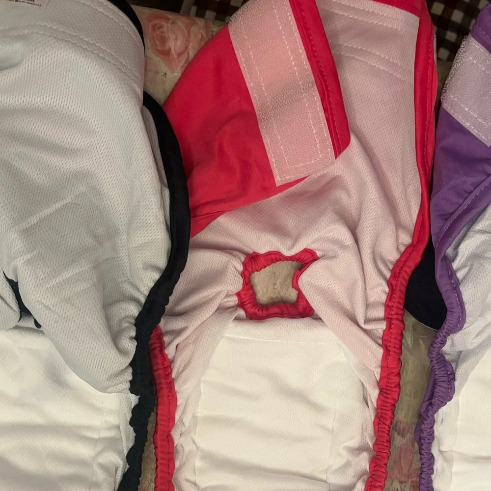 New Open Box Pet Parents® 3pk Washable Dog Diapers + Extenders READ- Size Large